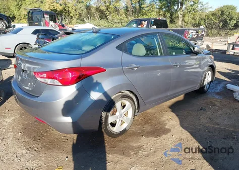 2012 Hyundai Elantra Gls (Ulsan Plant) из США, поврежденный, VIN KMHDH4AE0CU415727